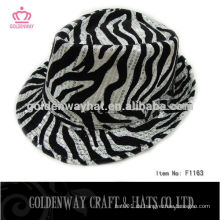 Heißes selliing preiswerte Leopard Fedora Hüte für Männer